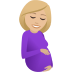 🤰🏼 pregnant woman: medium-light skin tone display on JoyPixels